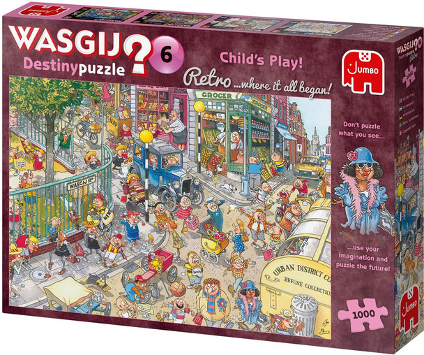 Wasgij Retro Destiny 6: Childs Play 1000 Piece Jigsaw Puzzle