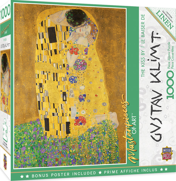 Gustave Klimt - The Kiss 1000 piece jigsaw puzzle