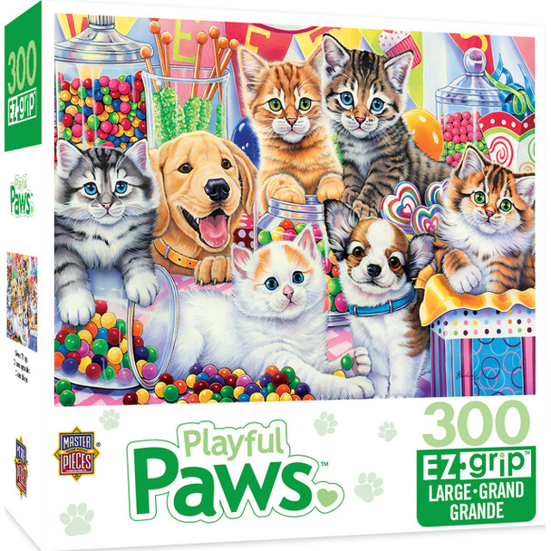 Playful paws 300 piece jigsaw sweet thinngs