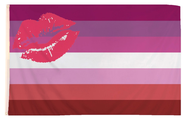 Lipstick Lesbian Flag 5ft X 3ft