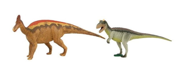 Carnotaurus and corythosaurus natural history museum dinosaurs