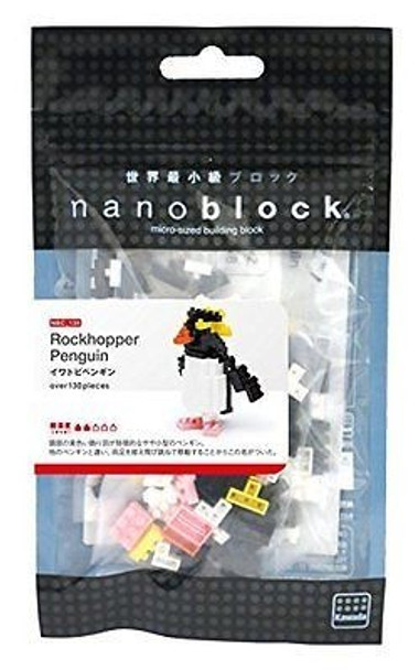 Rock hopper penguin nano block