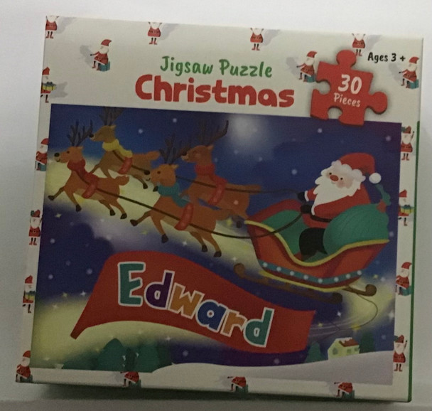 Children’s Xmas jigsaw 30pc named Edward