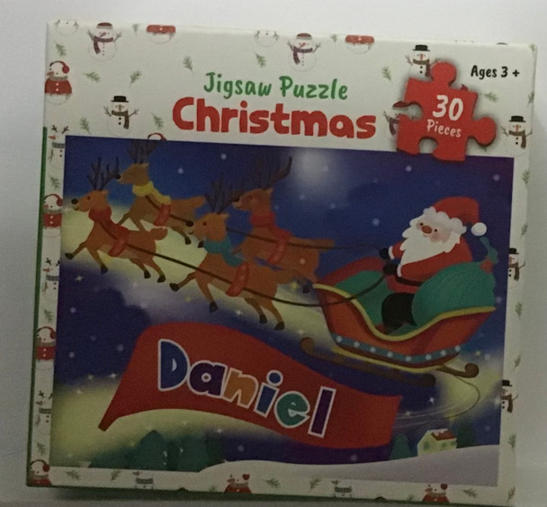 Children’s Xmas jigsaw 30pc named Daniel