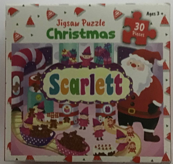 Children’s Xmas jigsaw 30 piece named Scarlett