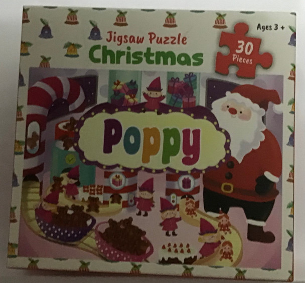 Childrens Xmas jigsaw 30 piece named Poppy