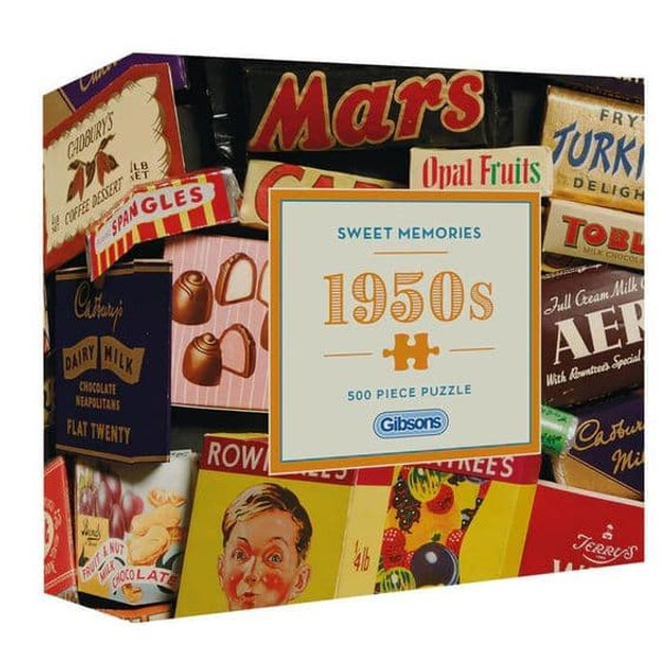 1950’S Sweet Memories by the Robert Opie 500 Piece Gibsons Jigsaw
