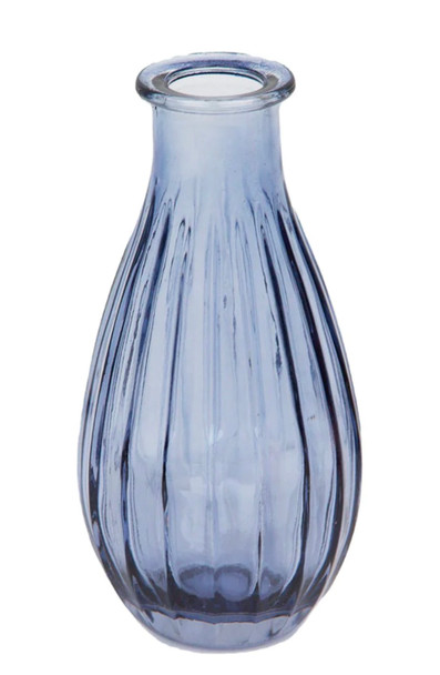 Blue bud vase