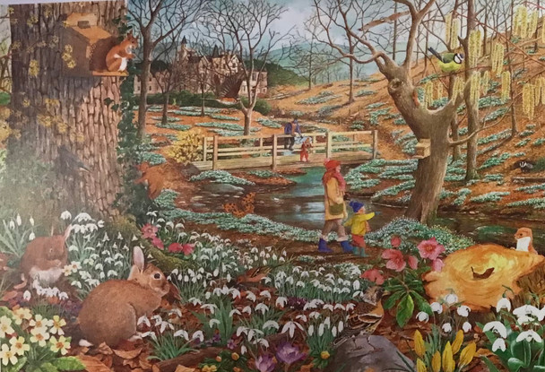 House of puzzles snowdrop walk big 500pc