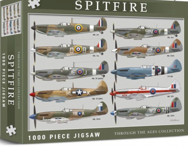 Through the ages spitfire 1000 piece jigsaw