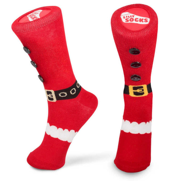 Santa boot slipper sock