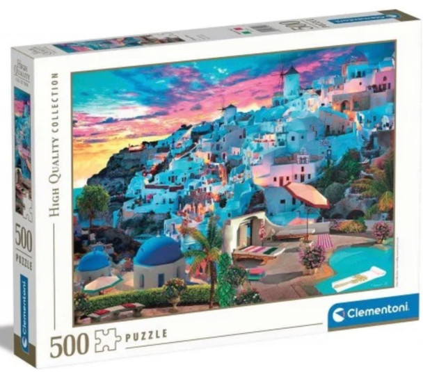 Clementoni High Quality Collection Santorini 500 Pcs