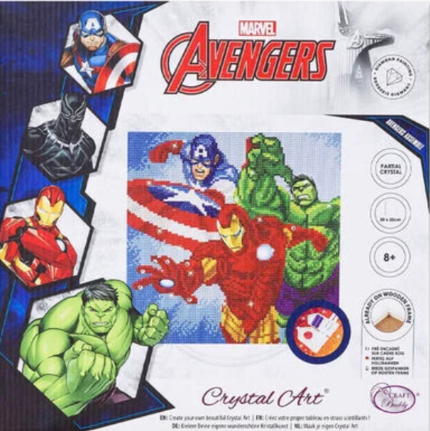 Avengers crystal art 30 x 30 cm