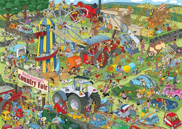 Jokesaw country show chaos 1000 piece jigsaw