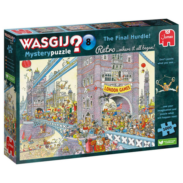 Wasgij - Retro Mystery 8 The Final Hurdle! - 1000 Piece Jigsaw Puzzle