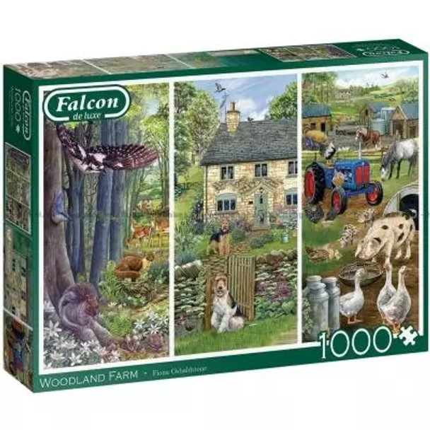 Falcon 1000 piece jigsaw woodland farm