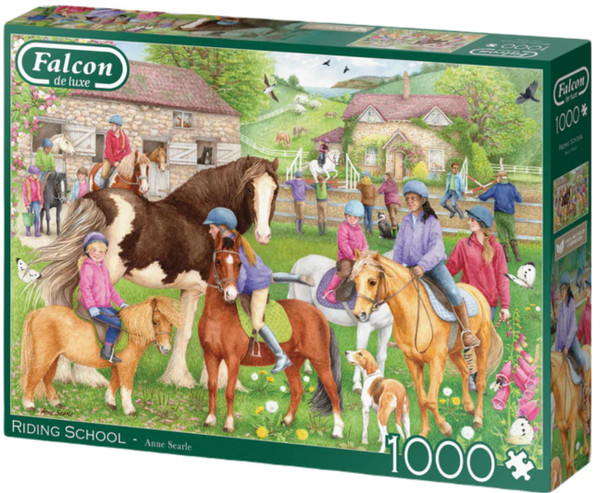 Falcon riding school 1000 piece jigsaw