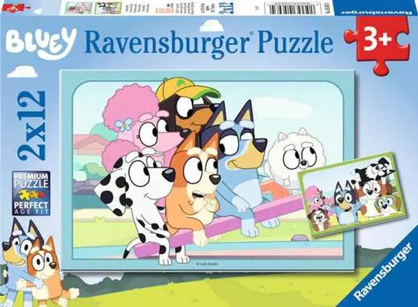 Bluey 2 x 12 piece jigsaw Ravensburger