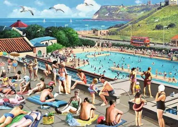 Jigsaw Puzzle Leisure Days No.8, Scarborough North Bay - 1000 Pieces Puzzle