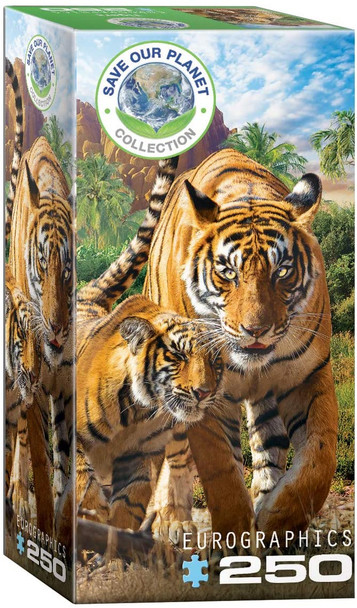 Save the parent Tigers 250 piece jigsaw eurographics