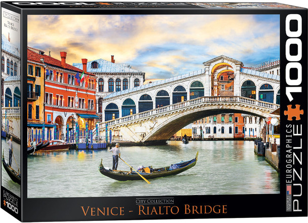 Diatonic bridge Venice 1000 piece jigsaw eurographics