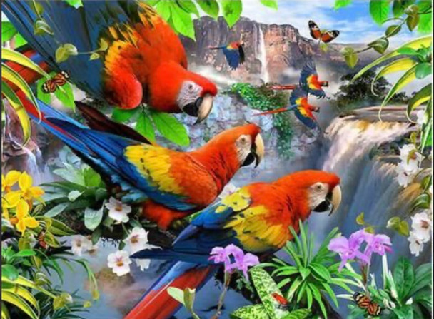 Kidicraft flight of the macaws 1000 piece