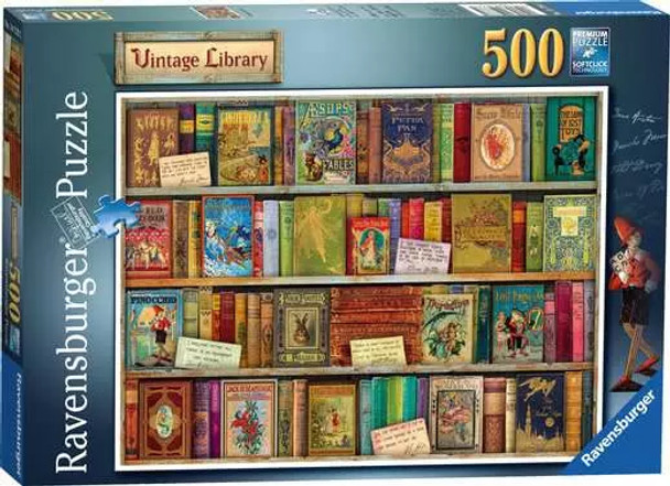 Ravenburger 500 piece jigsaw vintage library