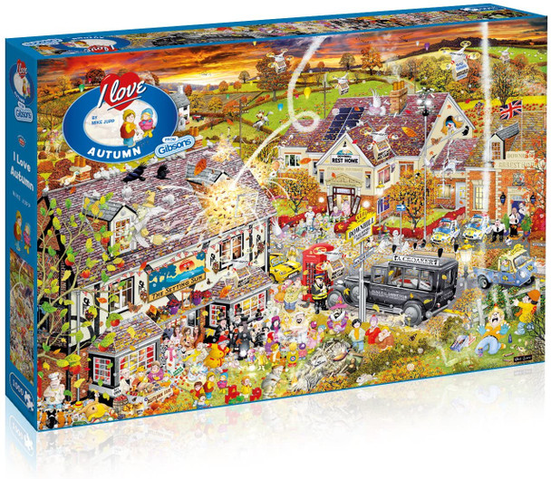 gibson i love autumn 1000 piece jigsaw