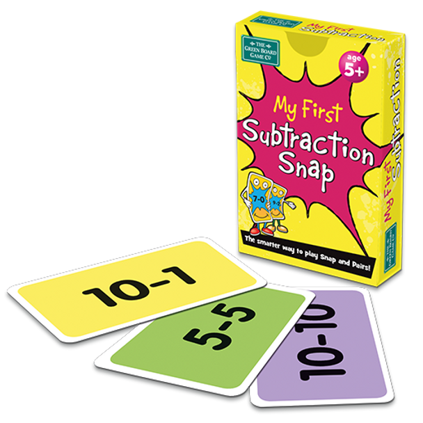 subtraction Snap card game