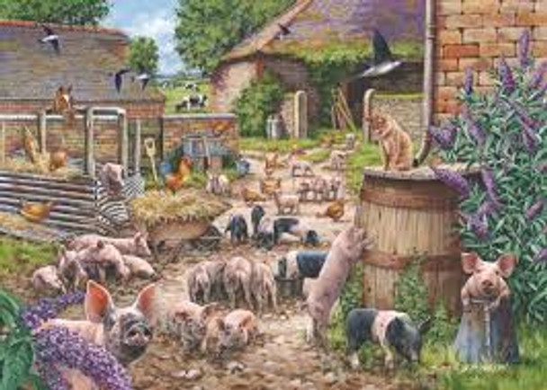 House of puzzles 250 big pieces Piglet Pandemonium