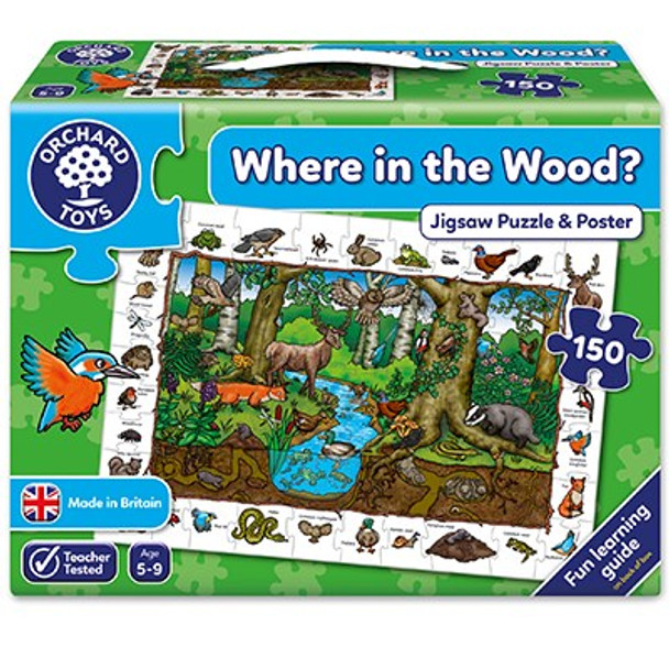 Orchard Toys Where in the woods 150 piece jigsaw