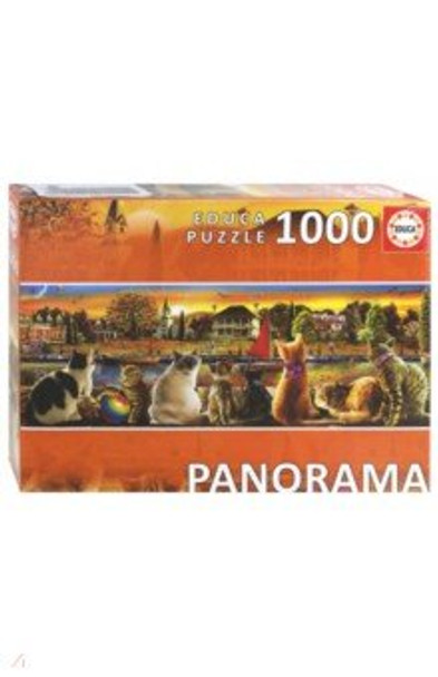 Educa 1000 piece jigsaw puzzle Cats on the Quay panorama