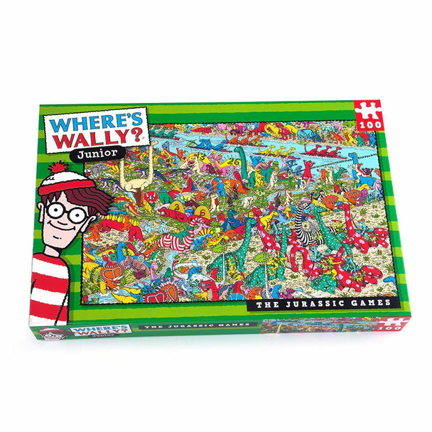 Where's Wally 100 piece jigsaw The Jurassic Games