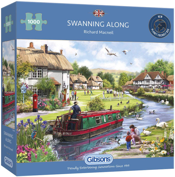 Gibson Swanning Along 1000 piece jigsaw