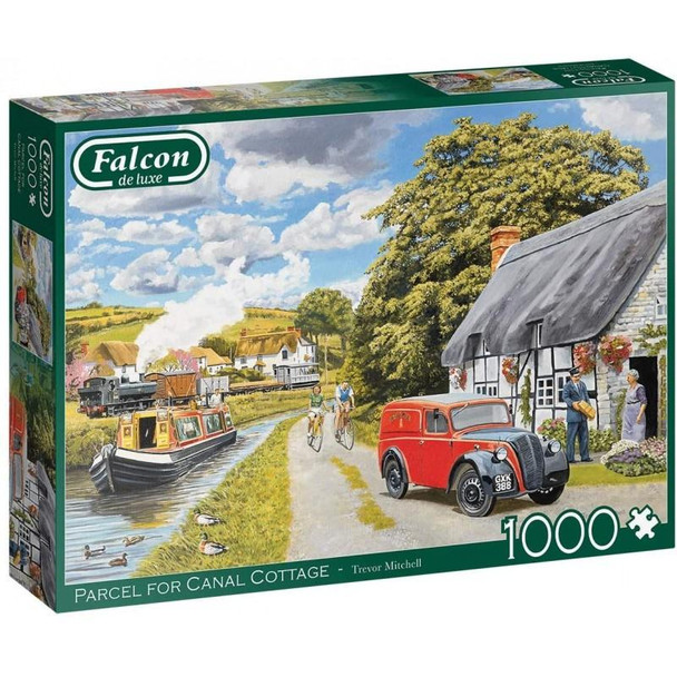 Falcon 1000 piece Parcel for the Canal Cottage Jigsaw