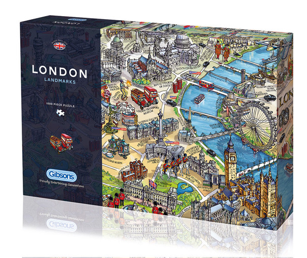 Gibson London Landmarks 1000 piece jigsaw