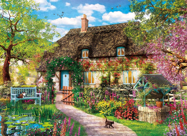 The old cottage 1000 piece jigsaw Clementoni