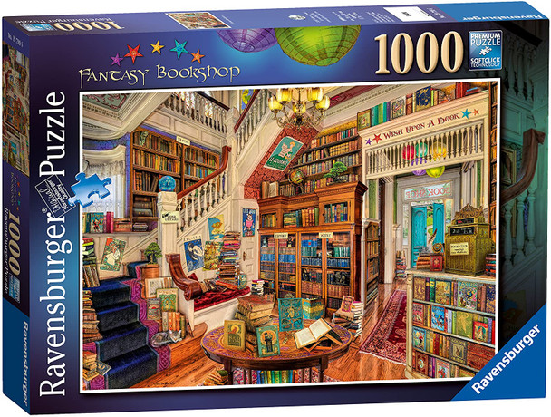 Fantasy Bookshop 1000 piece Jigsaw Ravensburger