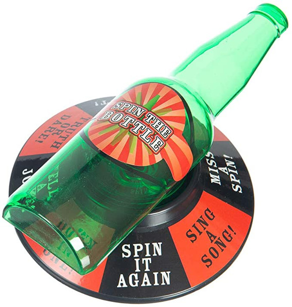 Spin the bottle drinking game