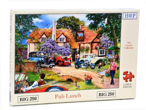 The House of Puzzles Big 250 Piece Jigsaw Puzzle - Pub Lunch