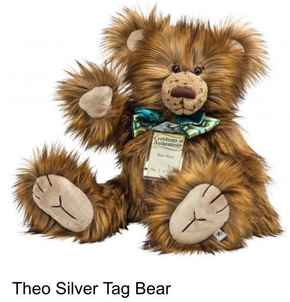 Silver tag bear Theo