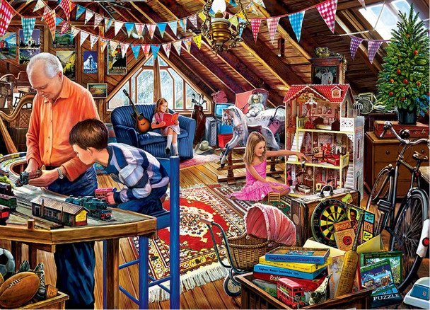 Masterpieces Puzzle Childhood Dreams Playtime in the Attic Puzzle 1000 pieces