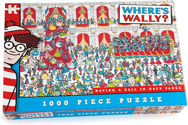 Wheres wally having a ball in Gaye pare 1000 piece jigsaw