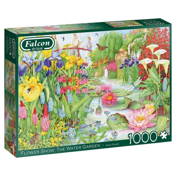 Jumbo 11282 Falcon De Luxe - Flower Show 'The Water Gardens' - 1000 Piece Jigsaw Puzzle