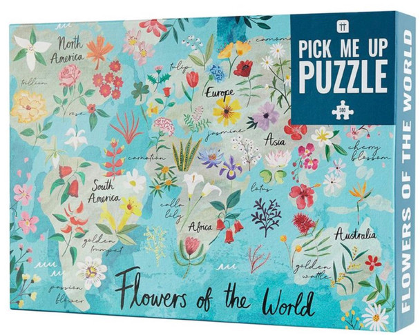 Flowers of the world 500 piece jigsaw