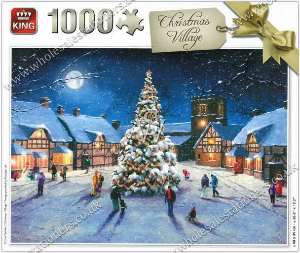 Christmas village 1000 piece jigsaw king