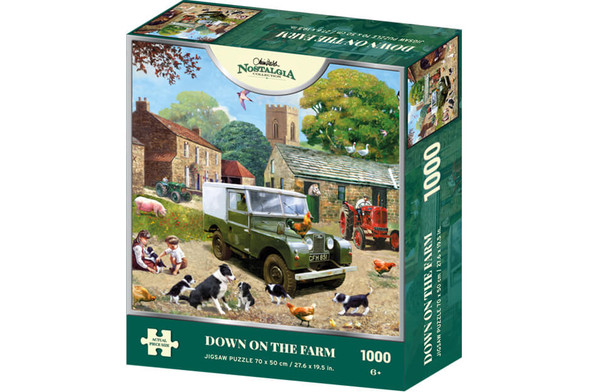 Nostalgia Down on the farm 1000 piece jigsaw