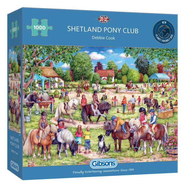 Gibson Shetland pony club 1000 piece jigsaw