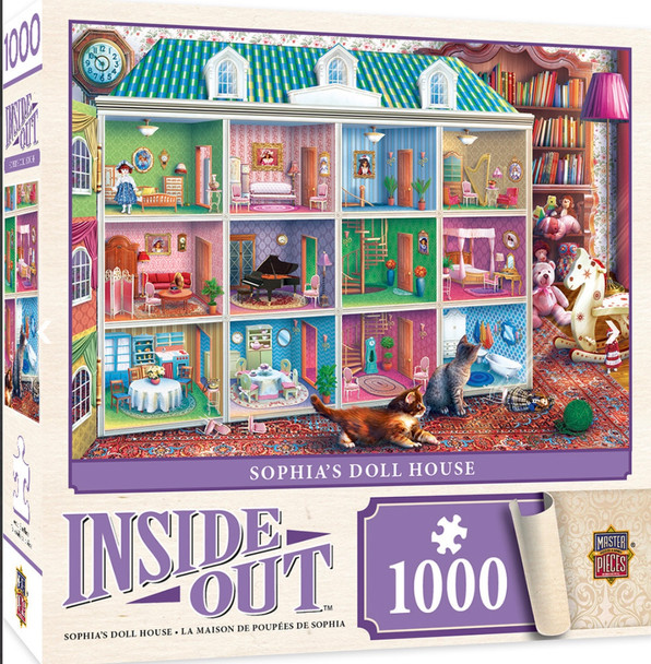 Masterpieces Puzzle Inside Out Sophia's Dollhouse Puzzle 1000 pieces