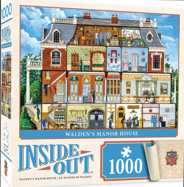 Masterpieces Puzzle Inside Out Walden Manor House Puzzle 1000 pieces